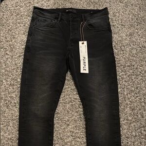 Purple jeans